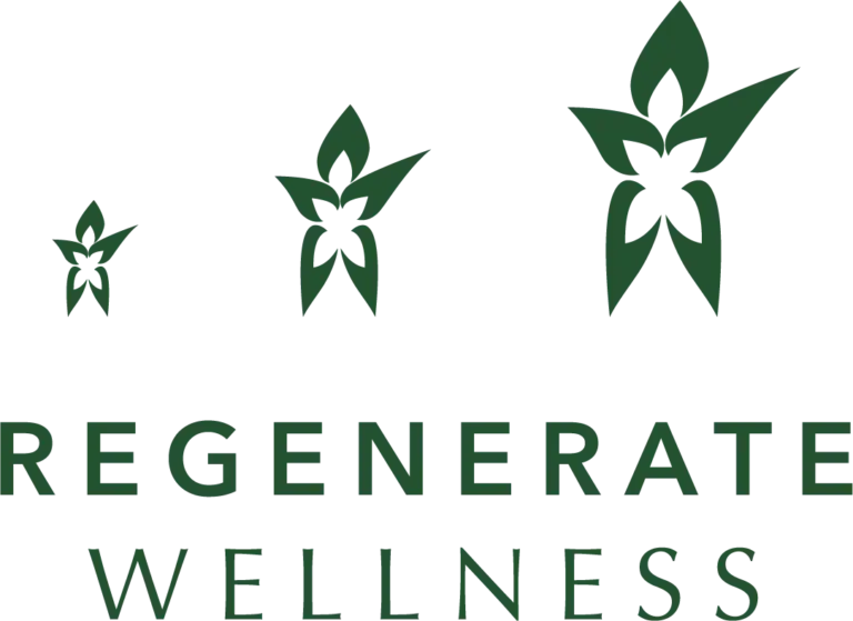 Regenerate Wellness Health Logo & Branding Design - LA Freelance Graphic Design Services