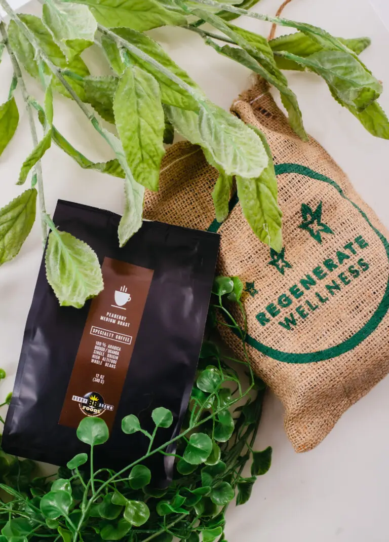 Regenerate Wellness' Peaberry Coffee - Logo + Branding + Packaging Design