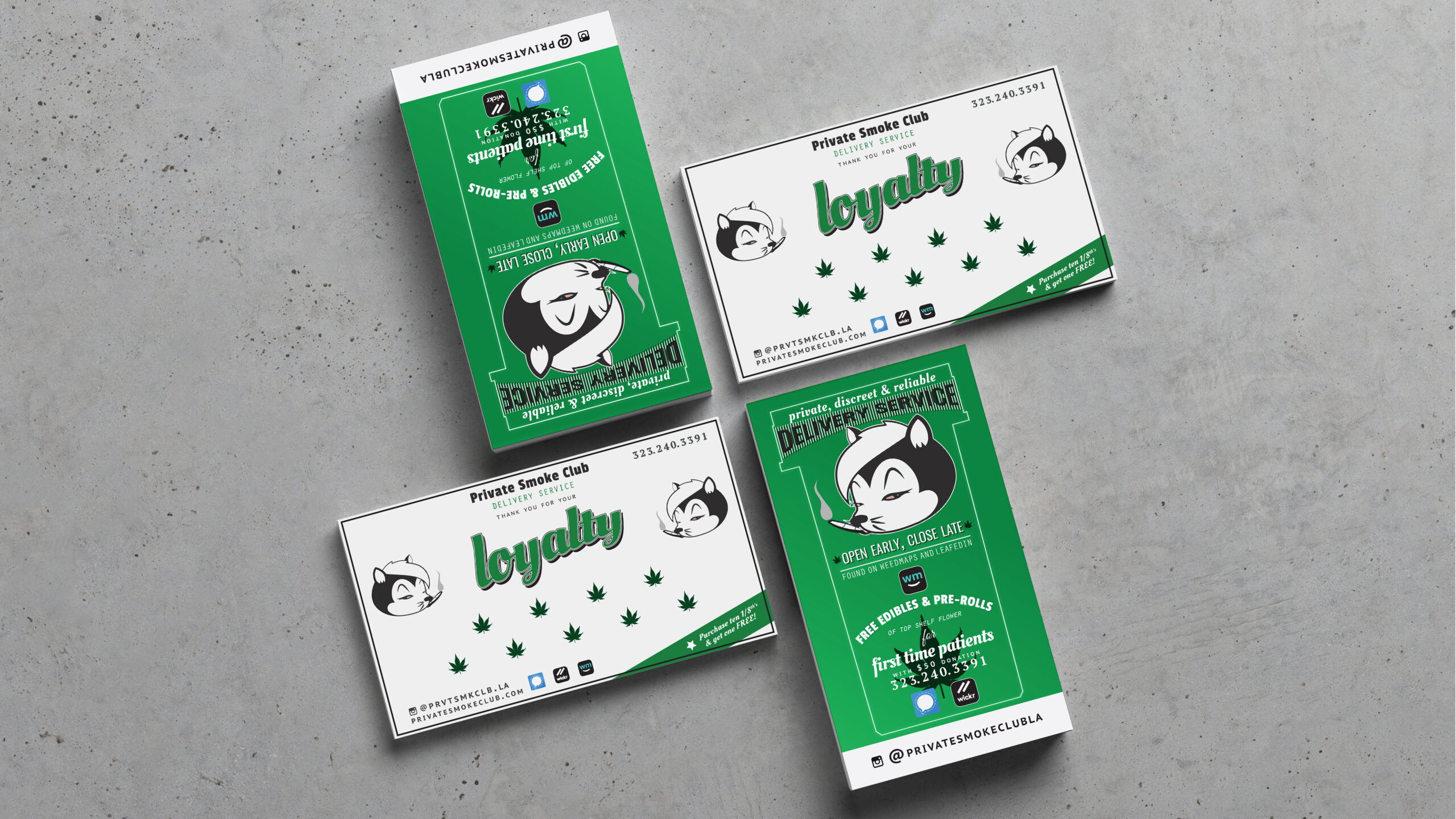 Business card and brand identity design by AASH Creative
