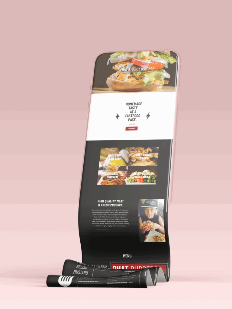 Responsive Web Design for Restaurant by AASH Creative